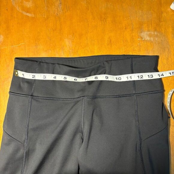 Althea Womens Capri Leggings with mesh accent black size medium - Picture 5 of 8